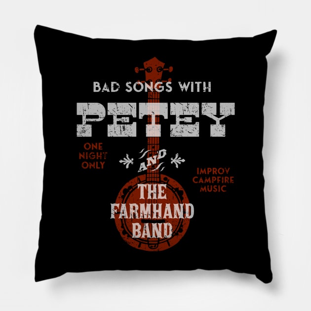 Fantastic Mr Fox - Bad Songs with Petey - Concert Pillow by Barn Shirt USA