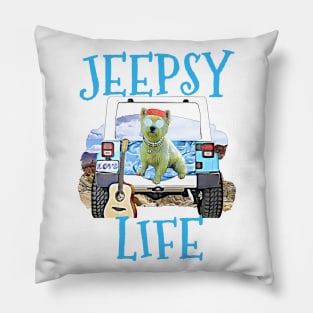 Jeepsy Life Westie Pillow