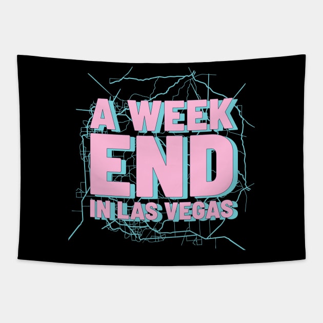 A Weekend In Las Vegas Tapestry by Doris4all