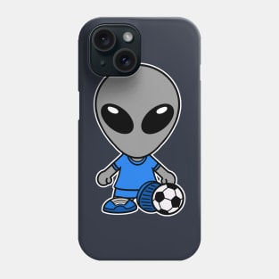 Soccer Football Gray Alien Extraterrestrial Phone Case