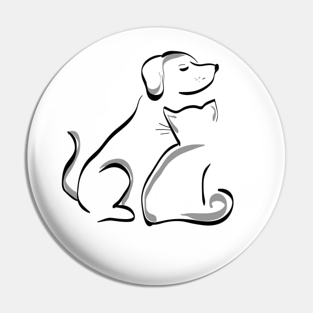 Dog and cat friendship Pin by HOLLA