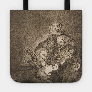 How They Pluck Her! by Francisco Goya Tote