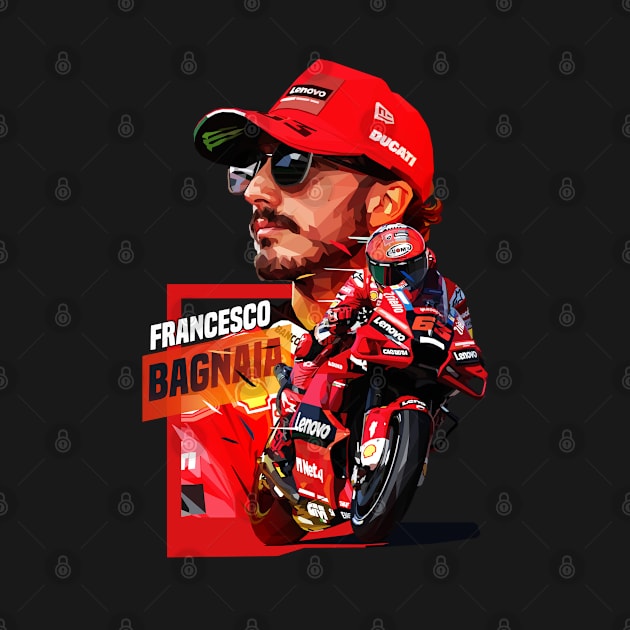 Francesco Bagnaia Low Poly by pxl_g