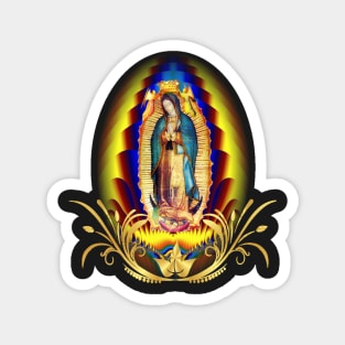 Our Lady of Guadalupe 04 New Zarape Magnet