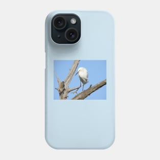 Snowy egret, wild birds, wildlife gifts Phone Case