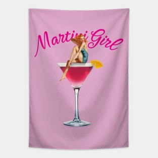 Martini Girl Tapestry