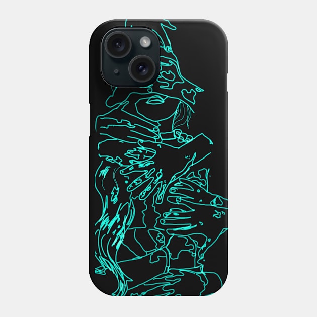 Hands... : Cyan Phone Case by BelladonnaBravado