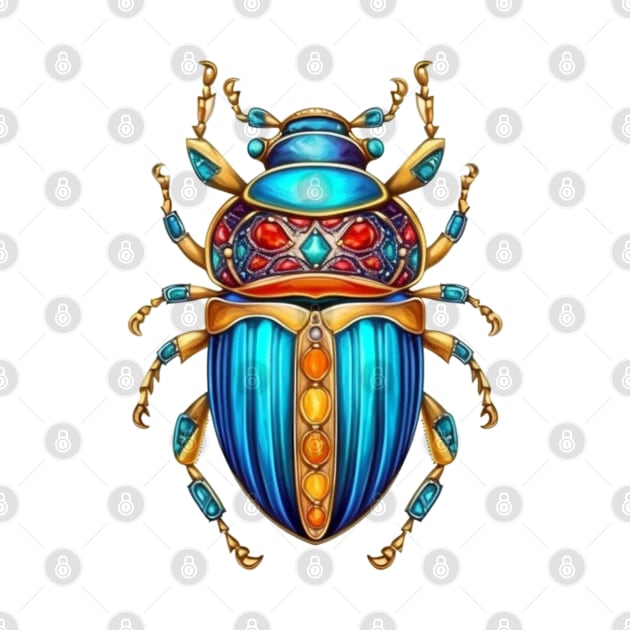 Ancient Egypt Beetle #1 by Chromatic Fusion Studio