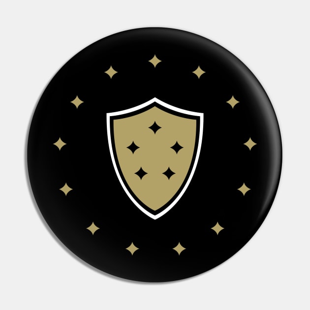 U of CF Shield Pin by Fish & Cats Shop