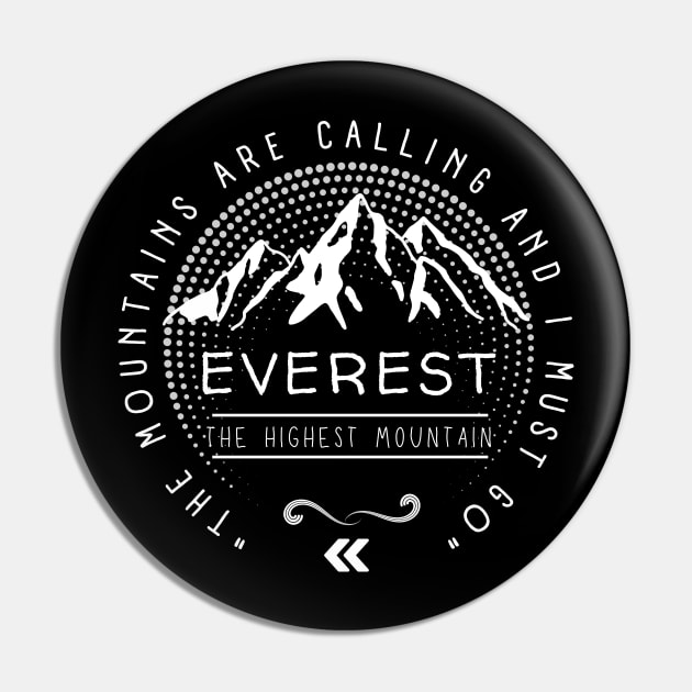 Mount Everest with Life Quotes Pin by ColorShades