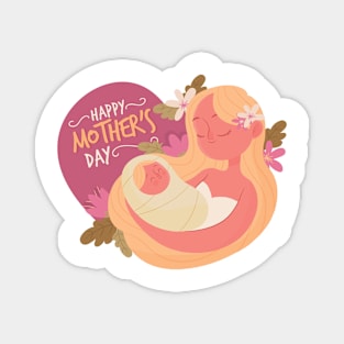 Mother and her Baby | Mother's Day Magnet