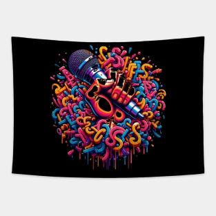 Mic Master Tapestry