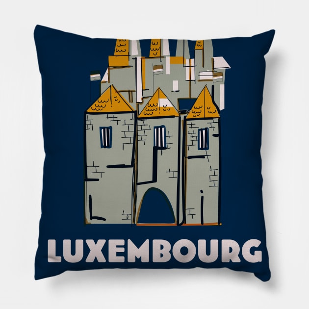 Luxembourg Pillow by nickemporium1