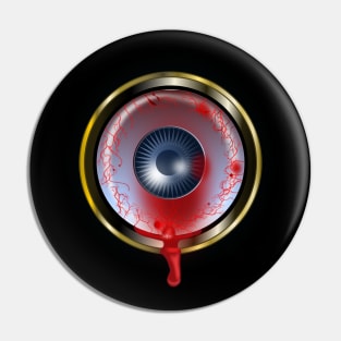 Evil Eye - Bloody Bloodshot Pin