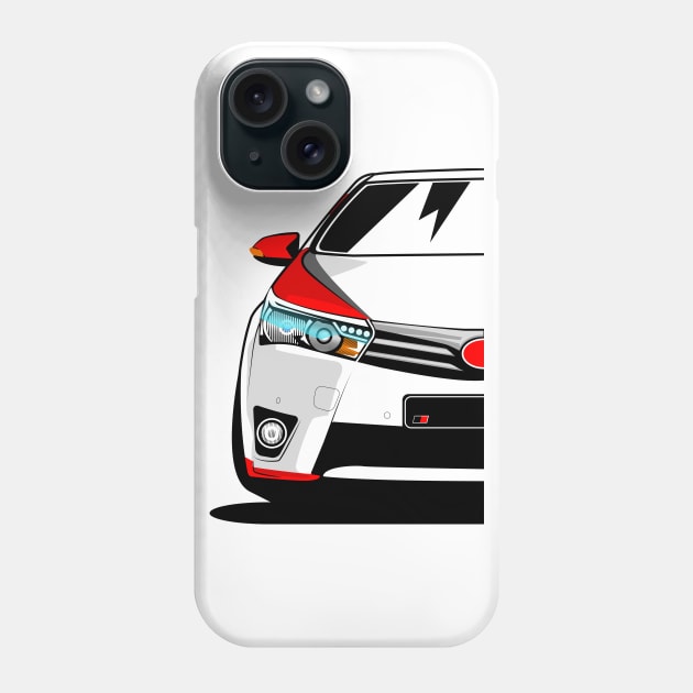 Corolla Altis GR Gazoo Racing 2014 Phone Case by gaplexio