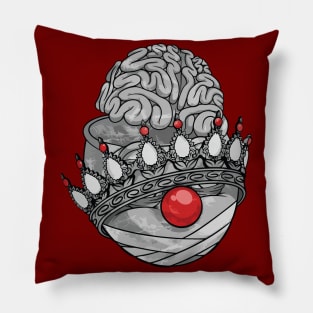 King's Crown - Silver Egg Pillow