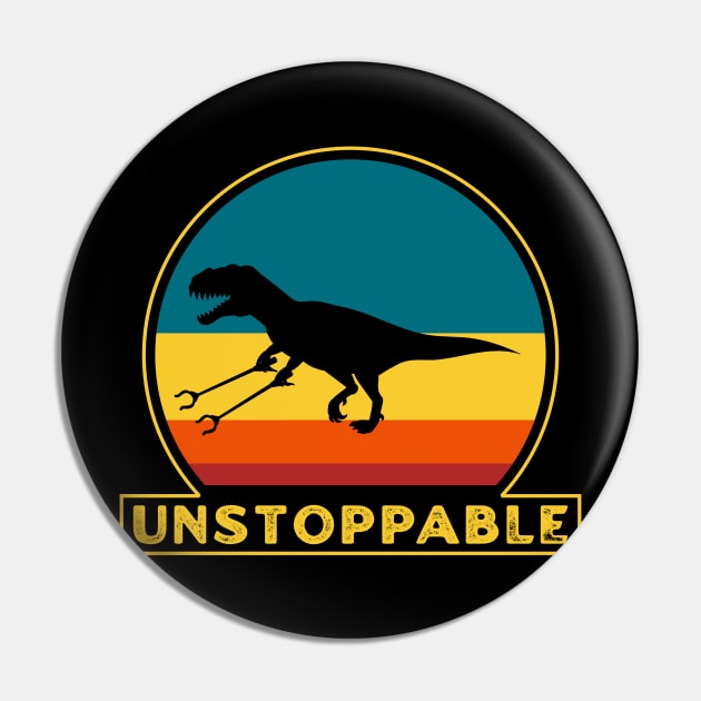 Unstoppable T Rex With Grabbers Long Arms Pin by dentikanys