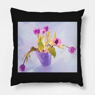 Tulips In A Pot Pillow