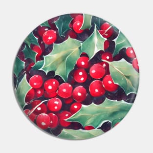 Holly Berry Pin