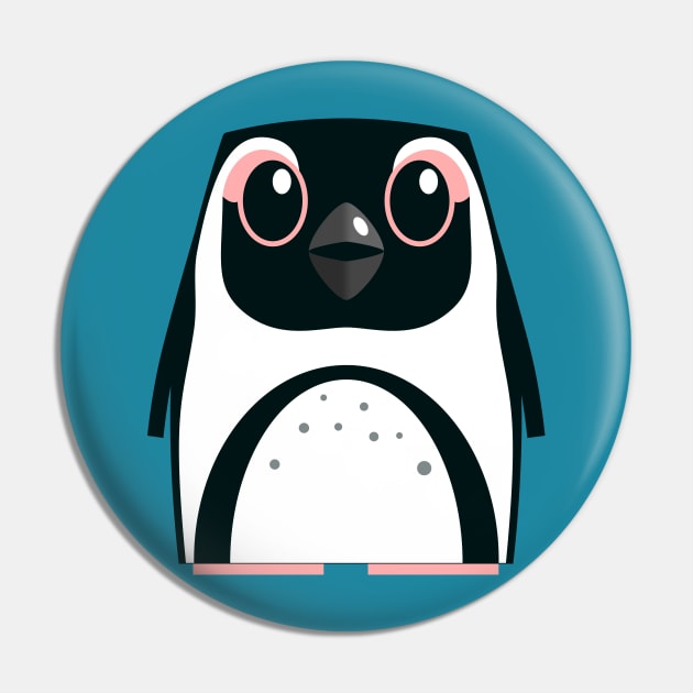 African Penguin - 50% of profits to charity Pin by adam@adamdorman.com