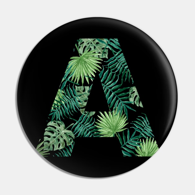 A letter - palm leaves Pin by hedehede