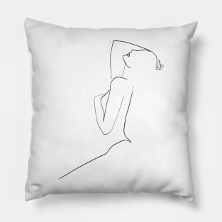 Female figure n.6 Pillow