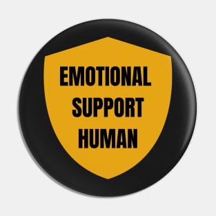 Emotional support human Pin