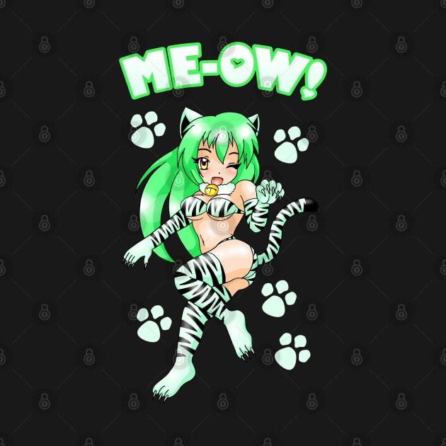 Me-Ow Catgirl by wildsidecomix