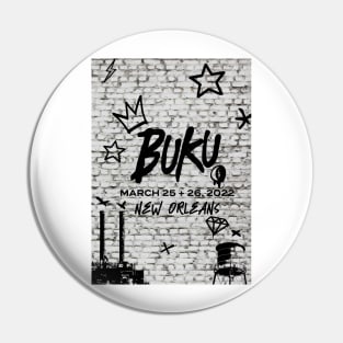 brick wall buku new orleans Pin