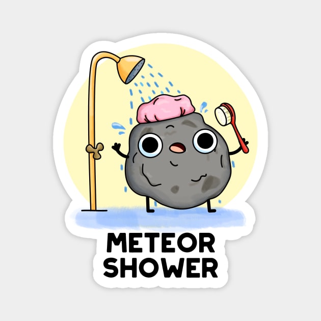 Meteor Shower Astronomy - puns are life Magnet by punnybone