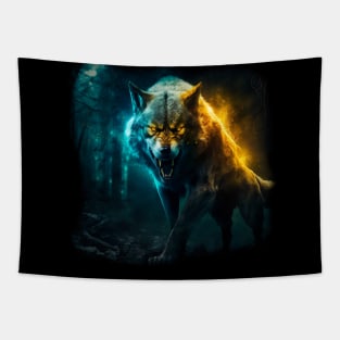 Ghost Wolf Tapestry