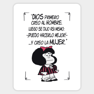 Mafalda Feminista Frases Humor Stickers Teepublic