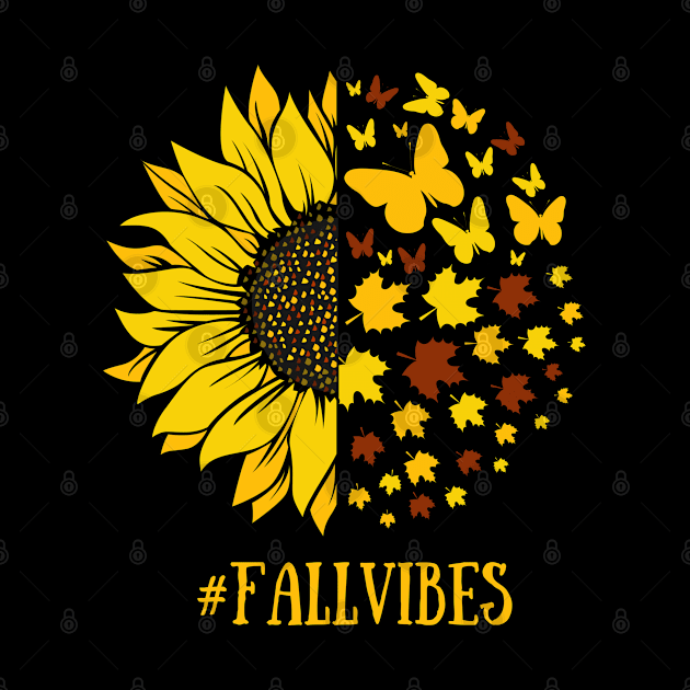 Sunflower Fall Vibes by Fj Greetings