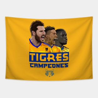 Tigres Campeones Tapestry