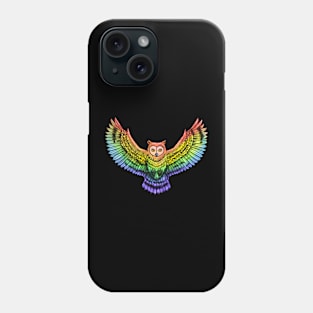 Rainbow Owl Phone Case