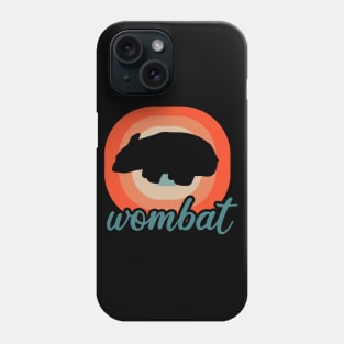 Wombat Liebe Retro Style Zoo Tiermotiv Phone Case