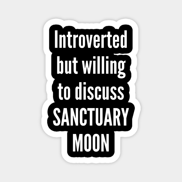 Introverted Sanctuary Moon Magnet by Oolong