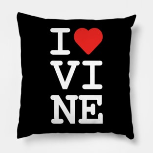 I Love Vine Pillow