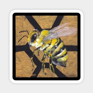 Bee in Flight Magnet