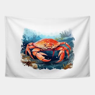 Red Crab Tapestry