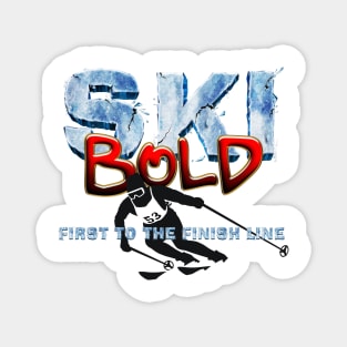 Ski Bold Magnet