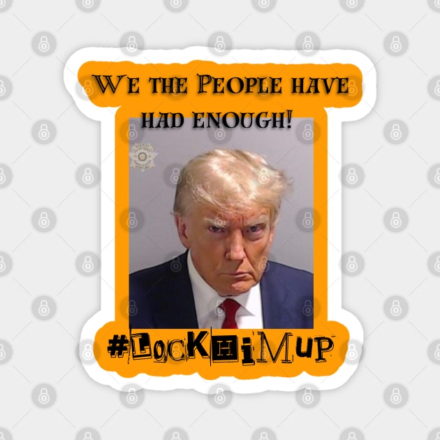 Trump in prison Orange Magnet by It’s a DJ’s Life