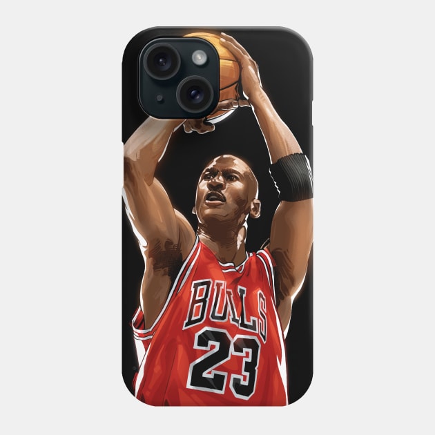 Michael Jordan Phone Case by nabakumov