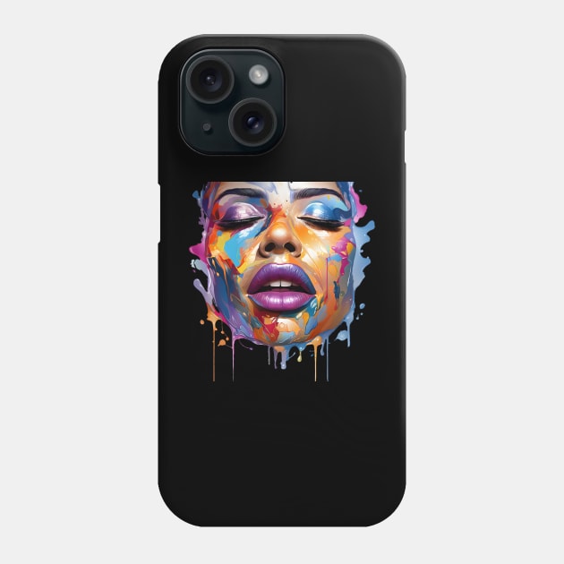Colourful fun face design Phone Case by BarnesPrintHub