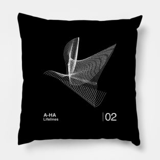 Lifelines / Minimalist Graphic Fan Artwork Design Pillow