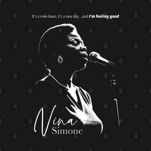 Nina Simone silhouette by BAJAJU