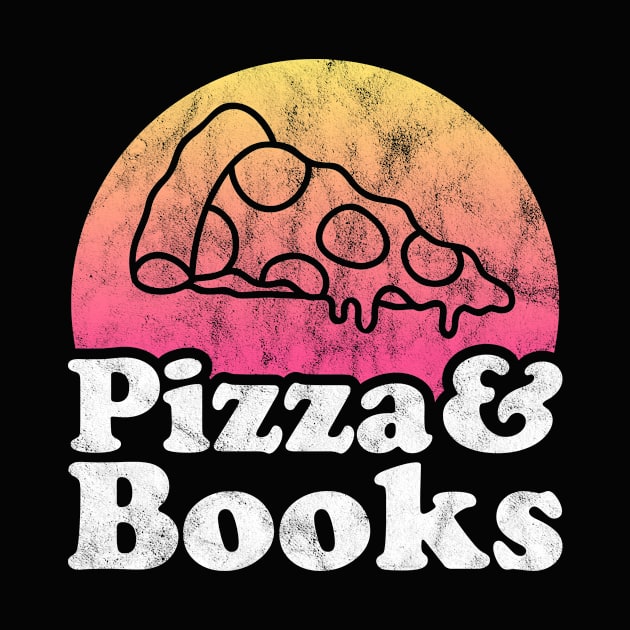 Pizza Lover Pizza and Books by JKFDesigns