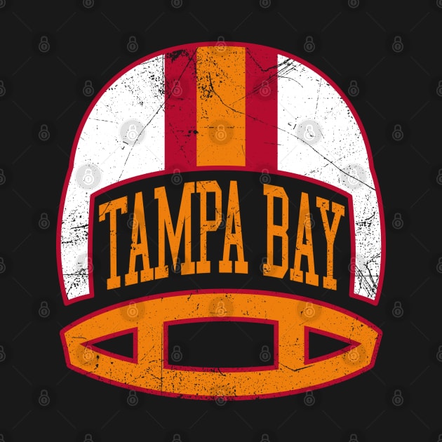 Tampa Bay Retro Helmet - White by KFig21