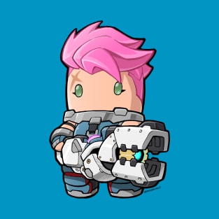 Lil Strong Pink-Hair Soldier T-Shirt