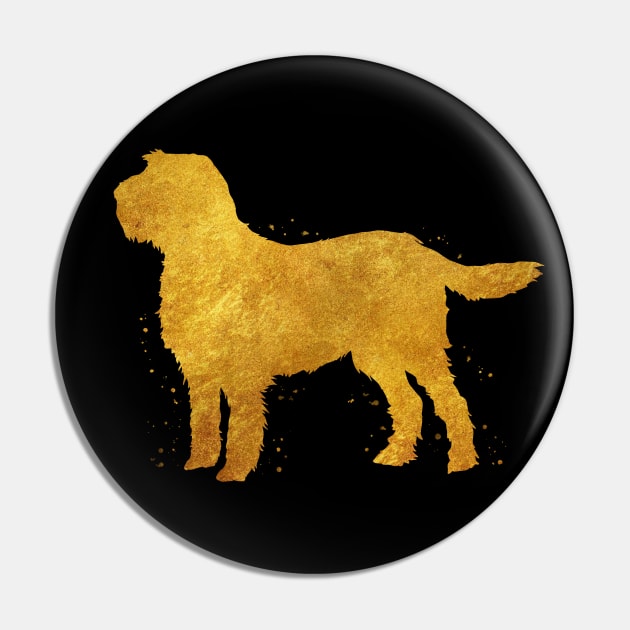 Italian Spinone golden art Pin by Yahya Art